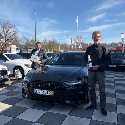 Bild vergr&ouml;&szlig;ern: Audi A6 Avant - Wir w&uuml;nschen gute Fahrt