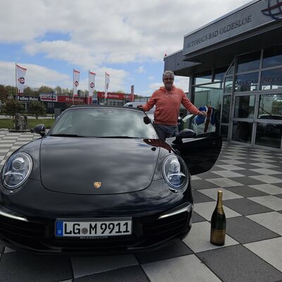 Bild vergr&ouml;&szlig;ern: Viel Freude mit dem 911er Cabrio