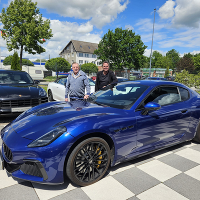 Bild vergr&ouml;&szlig;ern: Maserati Gran Turismo Trofeo - Gute Fahrt lieber Klaus