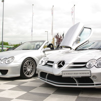 Bild vergrößern: Mercedes Benz  CLK DTM AMG & Mercedes Benz SLR